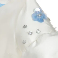 Lanvin Ivory & Blue Satin Dress -Deals Whimsy Collection Store lanvin ivory blue satin dress 235844 c8b12b23a30b25bf52846055dbc32fddb375e317