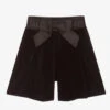 Lapin House Black Velour Shorts