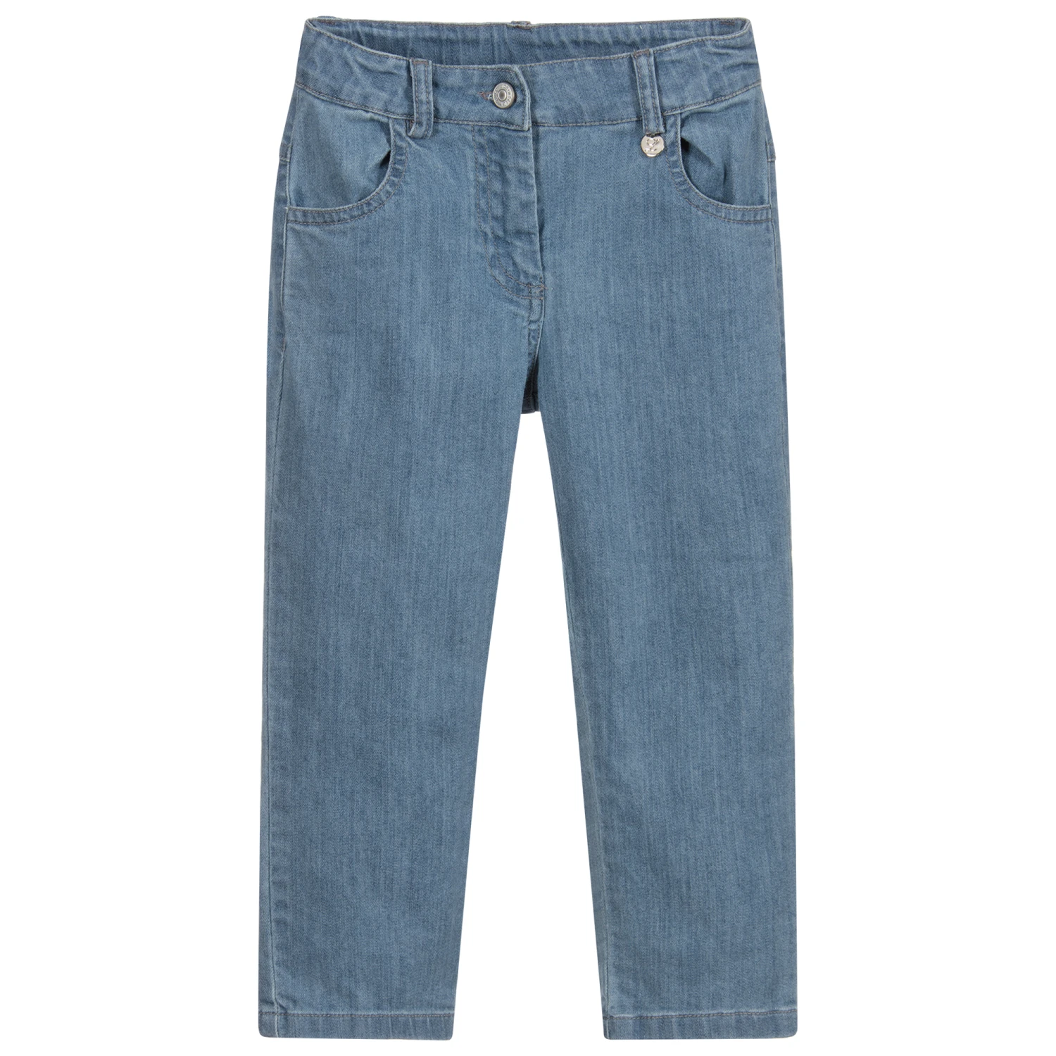 Lapin House Girls Blue Bow Jeans 1 Lapin House Girls Blue Bow Jeans