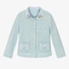 Lapin House Girls Blue Knitted Cardigan