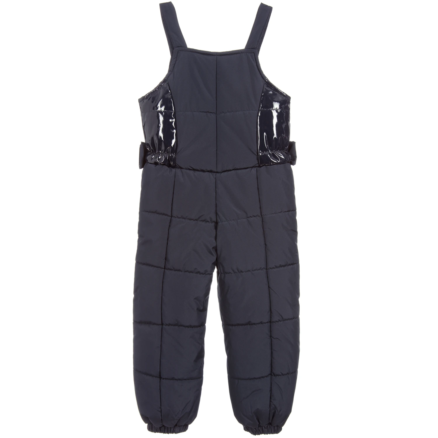 Lapin House Girls Navy Blue Salopettes 2 Lapin House Girls Navy Blue Salopettes - Image 2