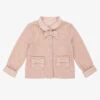 Lapin House Girls Pink Cable Knit Cardigan