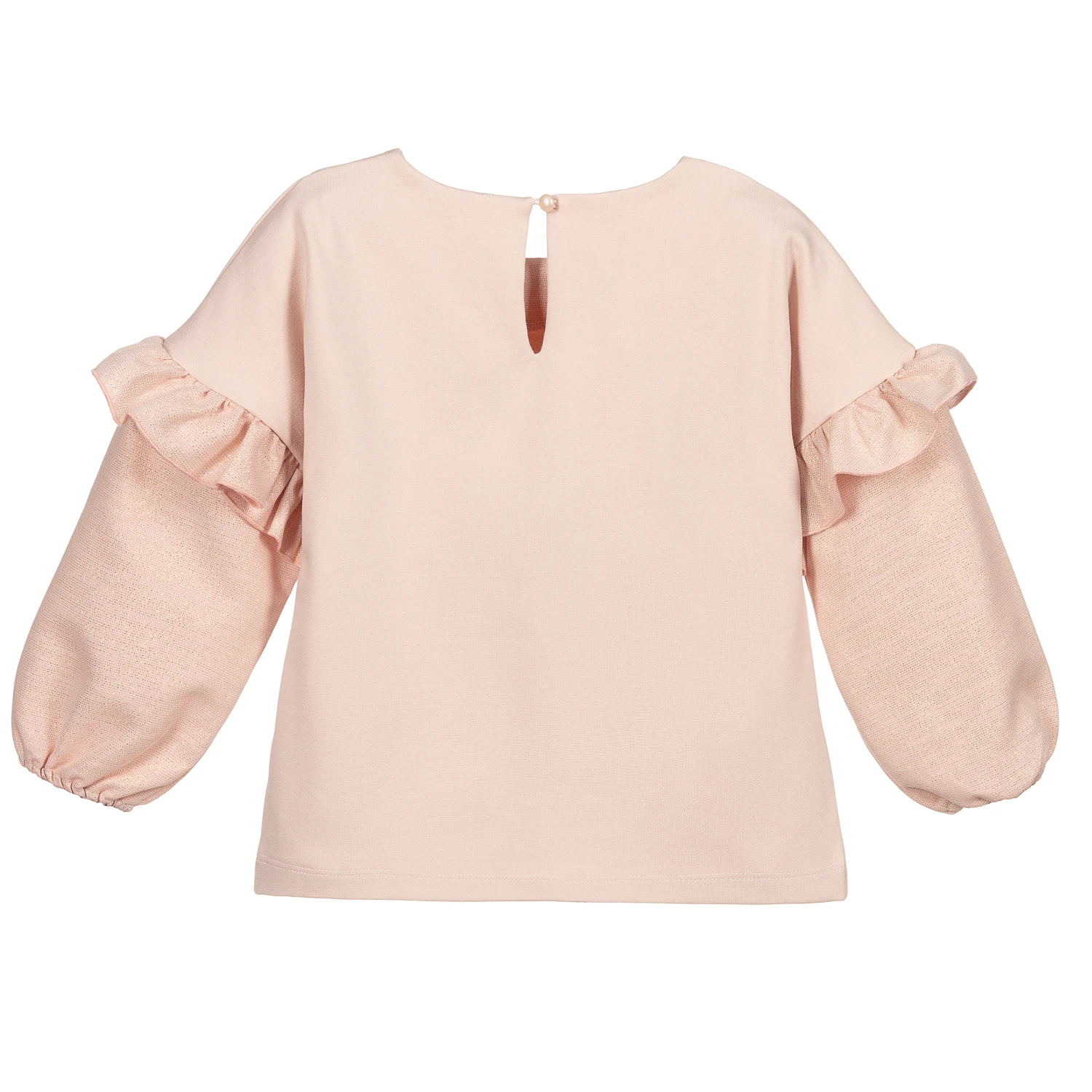 Lapin House Girls Pink Cotton Top 2 Lapin House Girls Pink Cotton Top - Image 2