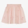 Lapin House Girls Pink Flowers Tulle Skirt