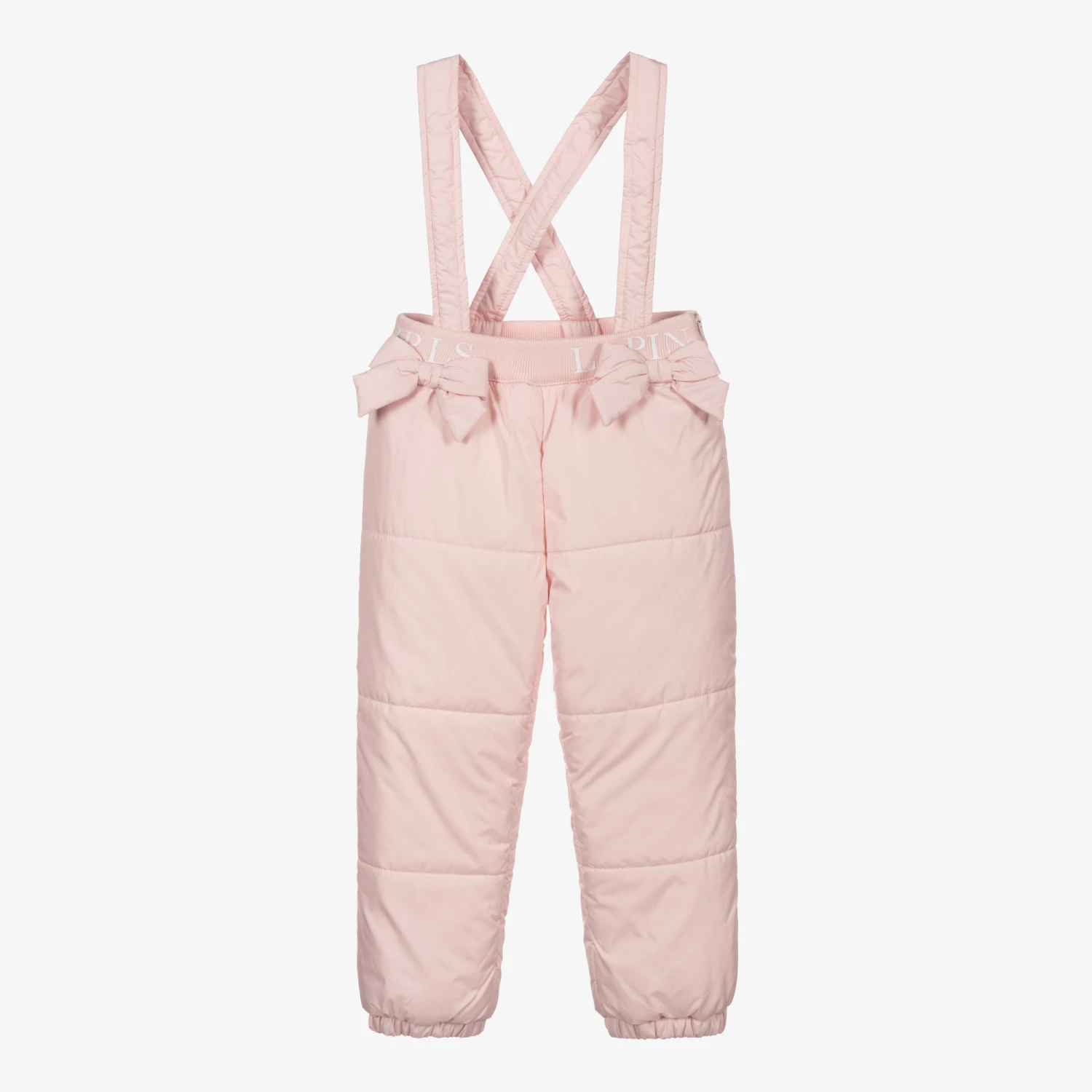 Lapin House Girls Pink Padded Trousers 1 Lapin House Girls Pink Padded Trousers