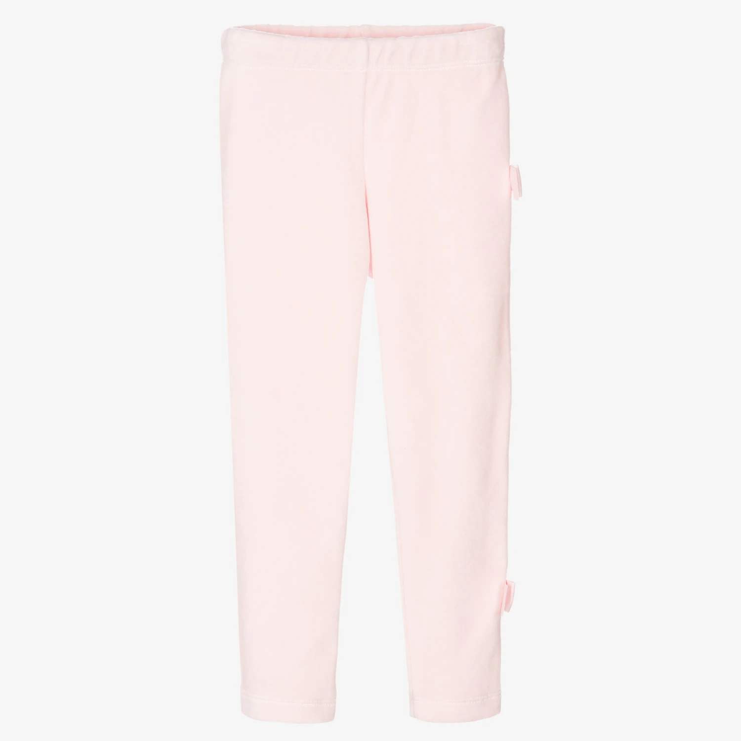 Lapin House Girls Pink Velour Leggings 1 Lapin House Girls Pink Velour Leggings