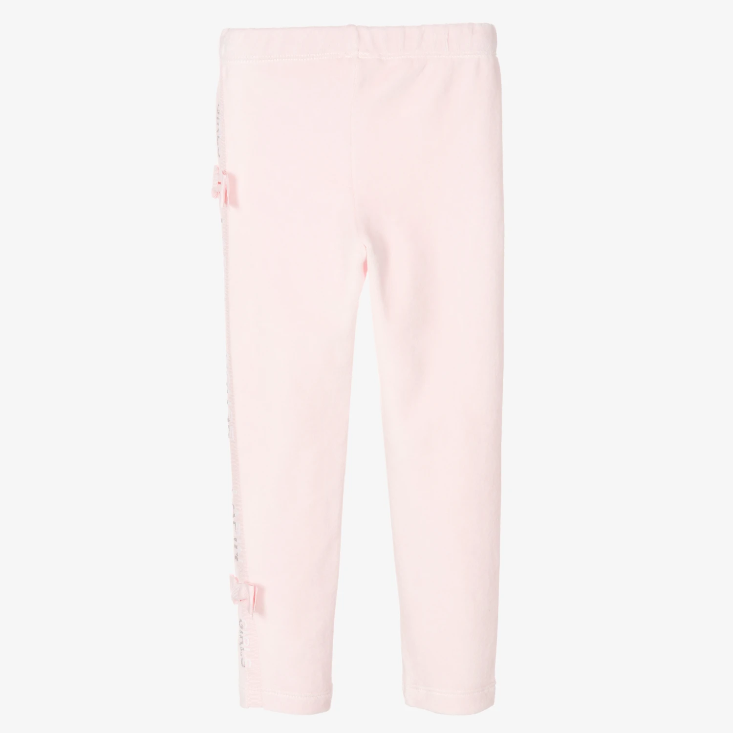 Lapin House Girls Pink Velour Leggings 2 Lapin House Girls Pink Velour Leggings - Image 2