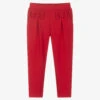 Lapin House Girls Red Bow Trousers