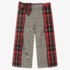 Lapin House Girls Red Checked Trousers