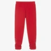 Lapin House Girls Red Cotton Leggings