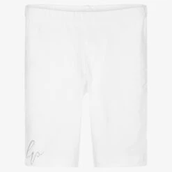 Lapin House Girls Short White Leggings