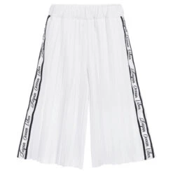Lapin House Girls White Pleated Trousers