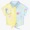 Lapin House Girls Yellow & Blue Blouse