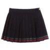 Lapin House Navy Blue Pleated Skirt