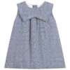 Laranjinha Baby Girls Blue Dress