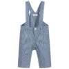 Laranjinha Blue Cotton Baby Dungarees