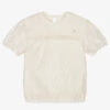 Le Chic Girls Ivory Lace Blouse