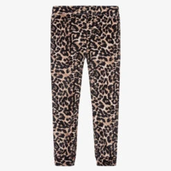Le Chic Girls Leopard Print Leggings