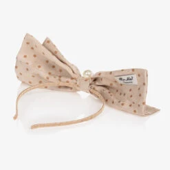 Le Mu Girls Beige Polka Dot Bow Hairband -Deals Whimsy Collection Store le mu girls beige polka dot bow hairband 479929 bfb419189dd837aee75eab2e23f934fb672de82b