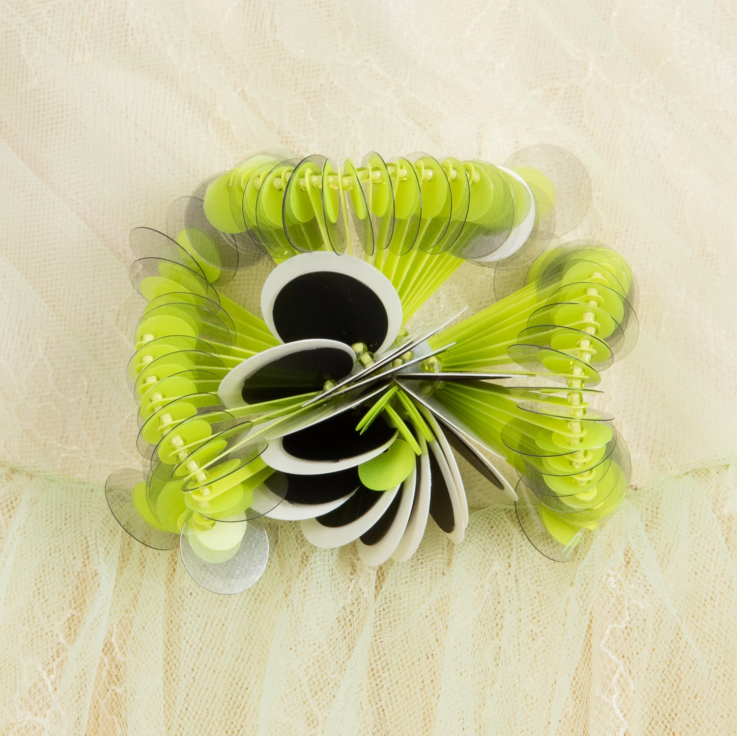 Le Mu Green Tulle & Lace Dress 3 Le Mu Green Tulle & Lace Dress - Image 3