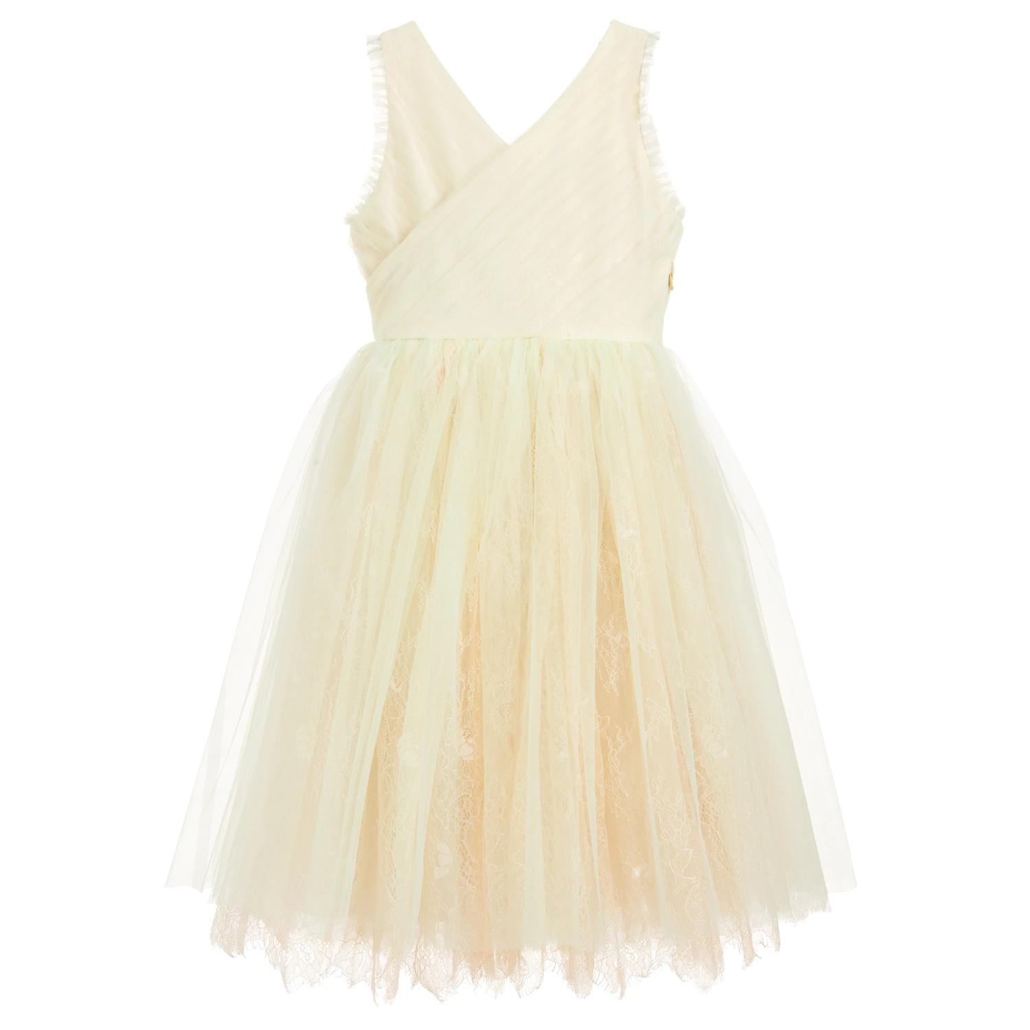 Le Mu Green Tulle & Lace Dress 2 Le Mu Green Tulle & Lace Dress - Image 2