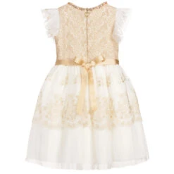 Lesy Girls Gold & Ivory Lace Dress -Deals Whimsy Collection Store lesy girls gold ivory lace dress 290896 a7e8934ba3ed31c422934a2d9ec62d94bf6b0be1
