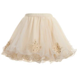 Lesy Luxury Flower Gold & Ivory Tulle Skirt -Deals Whimsy Collection Store lesy gold ivory tulle skirt 103072 62a7a7d06b6caf8f5fedf48eeb40161284a923a7