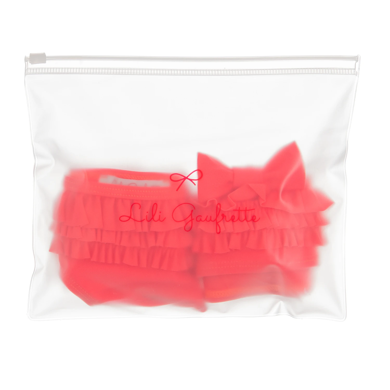 Lili Gaufrette Girls Neon Pink Bikini 3 Lili Gaufrette Girls Neon Pink Bikini - Image 3