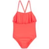 Lili Gaufrette Girls Neon Pink Swimsuit