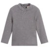 Lili Gaufrette Grey Angora Blend Top