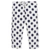 Lili Gaufrette White & Blue Cotton Trousers