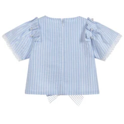 Little Darlings Girls Blue Striped Blouse -Deals Whimsy Collection Store little darlings girls blue striped blouse 234190 3044fd422b9416b1bf17ea890a39bd0fe83164c0