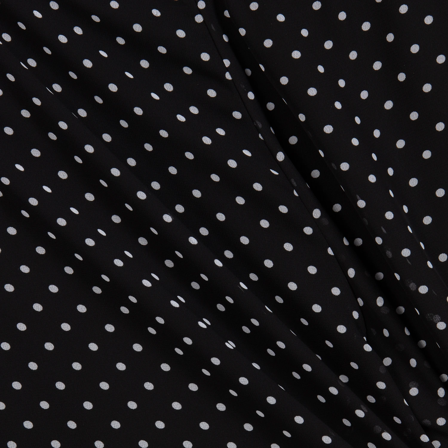 Loredana Black Dotted Chiffon Culottes 4 Loredana Black Dotted Chiffon Culottes - Image 4