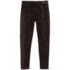 Loredana Girls Black Sparkly Leggings