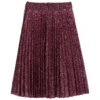 Loredana Le Bellissime Glittery Pink Pleated Skirt
