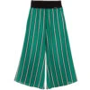 Loredana Green Silky Striped Culottes