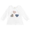 Malvi & Co Girls White Cotton Top