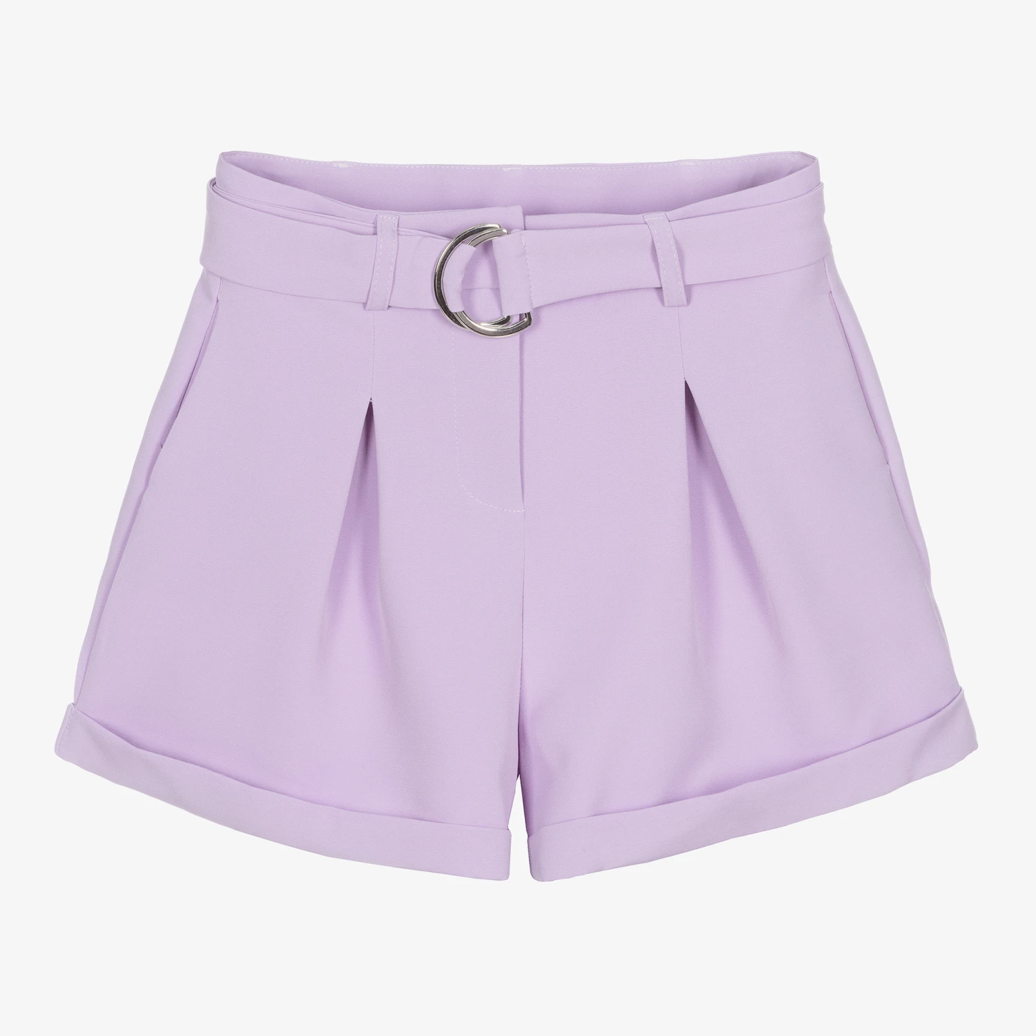 Marc Ellis Girls Purple Belted Shorts 1 Marc Ellis Girls Purple Belted Shorts