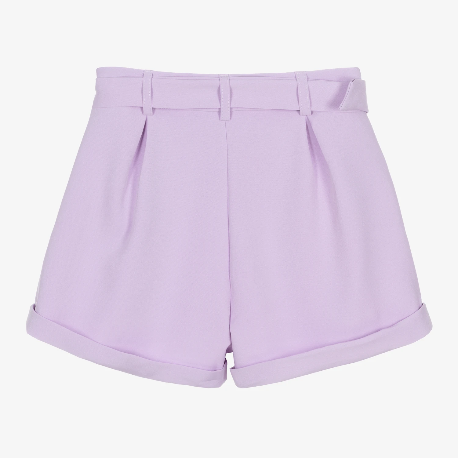 Marc Ellis Girls Purple Belted Shorts 2 Marc Ellis Girls Purple Belted Shorts - Image 2