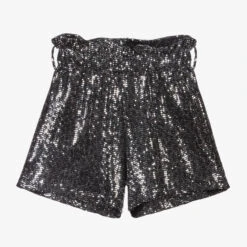 Marc Ellis Grey Sparkly Shorts