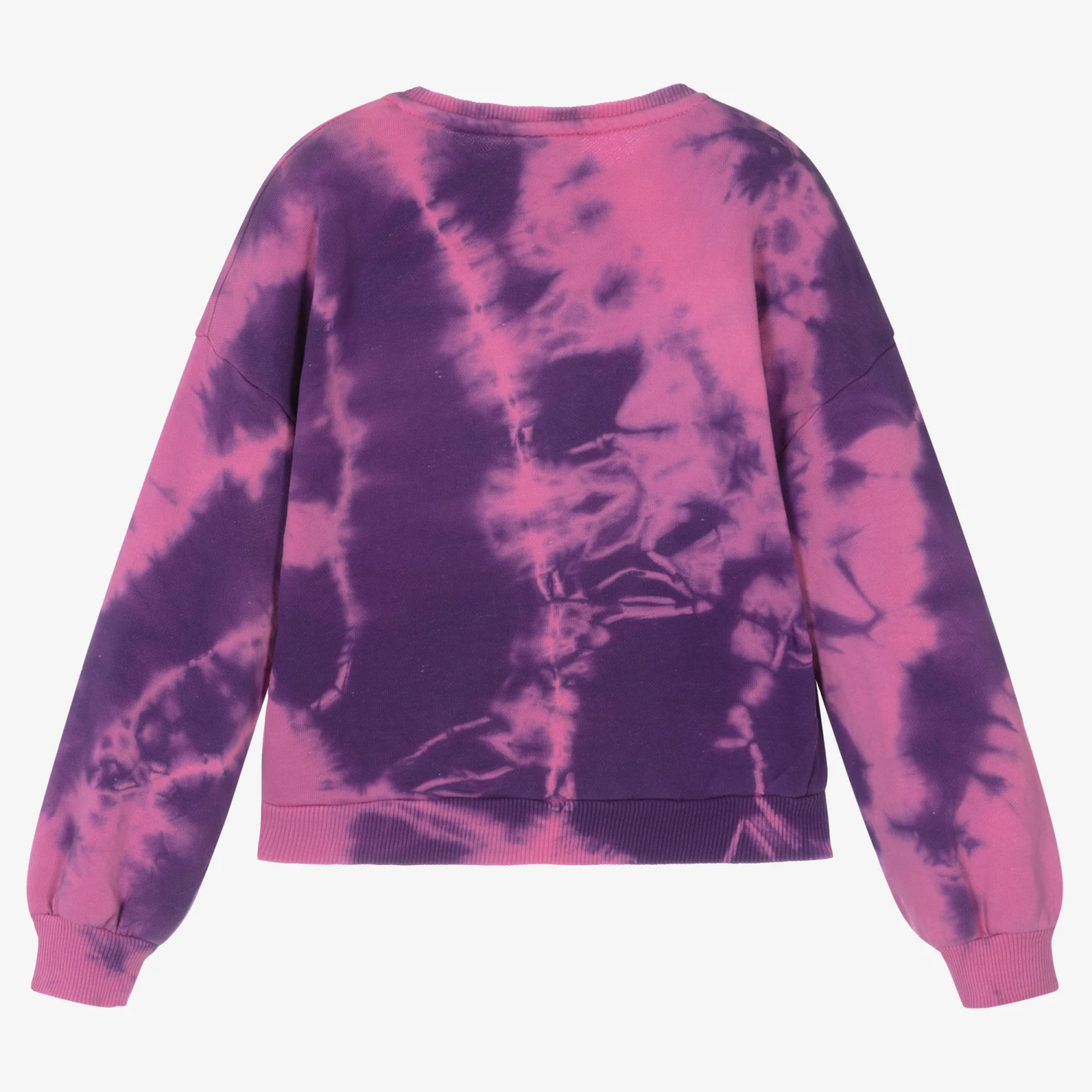 Marc Ellis Pink & Purple Tie-Dye Sweatshirt 2 Marc Ellis Pink & Purple Tie-Dye Sweatshirt - Image 2
