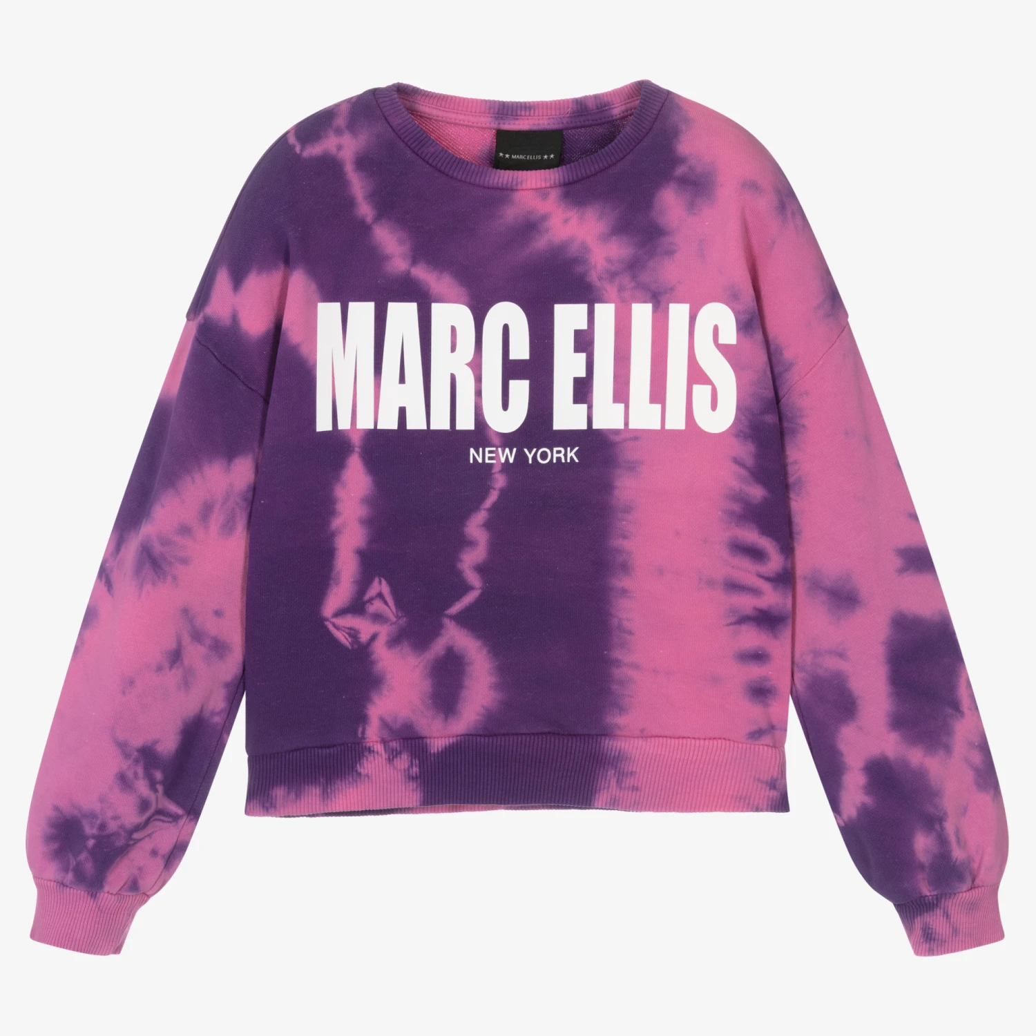 Marc Ellis Pink & Purple Tie-Dye Sweatshirt 1 Marc Ellis Pink & Purple Tie-Dye Sweatshirt