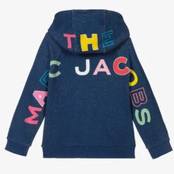 MARC JACOBS Blue Cotton Logo Zip-Up Top -Deals Whimsy Collection Store marc jacobs blue cotton logo zip up top 408394 7413c690e028eca3761fb04836375eeb3059b78a