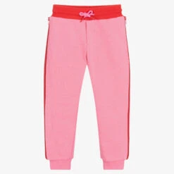 MARC JACOBS Girls Pink Cotton Joggers