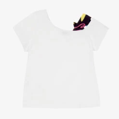 MARC JACOBS Girls White Asymmetric Logo T-Shirt -Deals Whimsy Collection Store marc jacobs girls white asymmetric logo t shirt 503753 b4d774543b36e2655ecaed62c55056a177610802