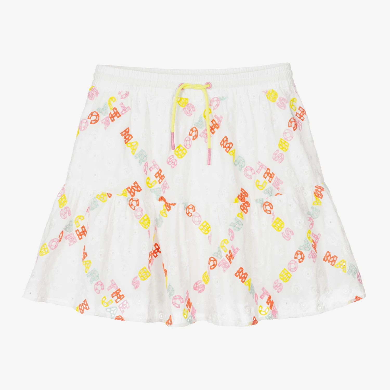 MARC JACOBS White Broderie Anglaise Skirt 1 MARC JACOBS White Broderie Anglaise Skirt