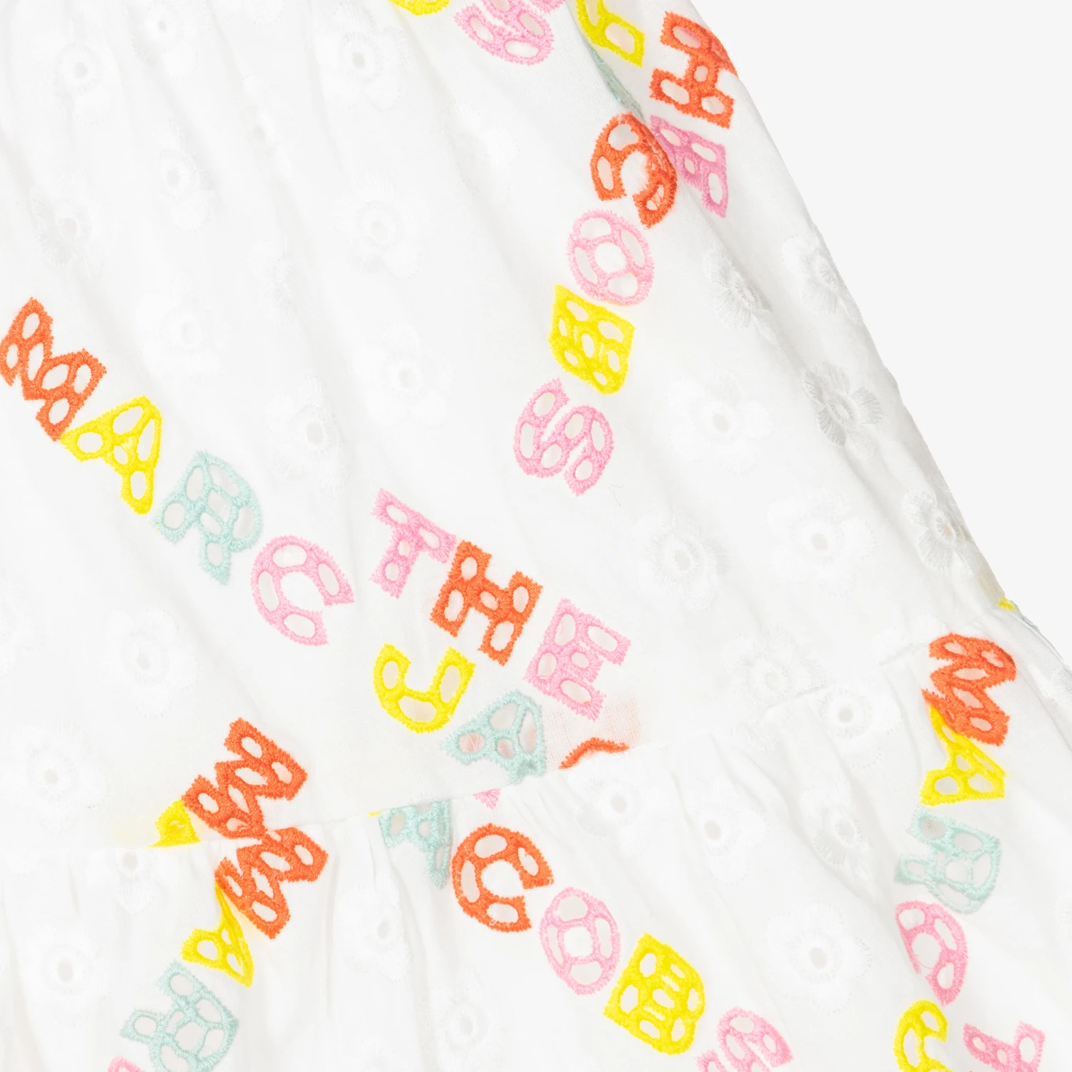 MARC JACOBS White Broderie Anglaise Skirt 4 MARC JACOBS White Broderie Anglaise Skirt - Image 4