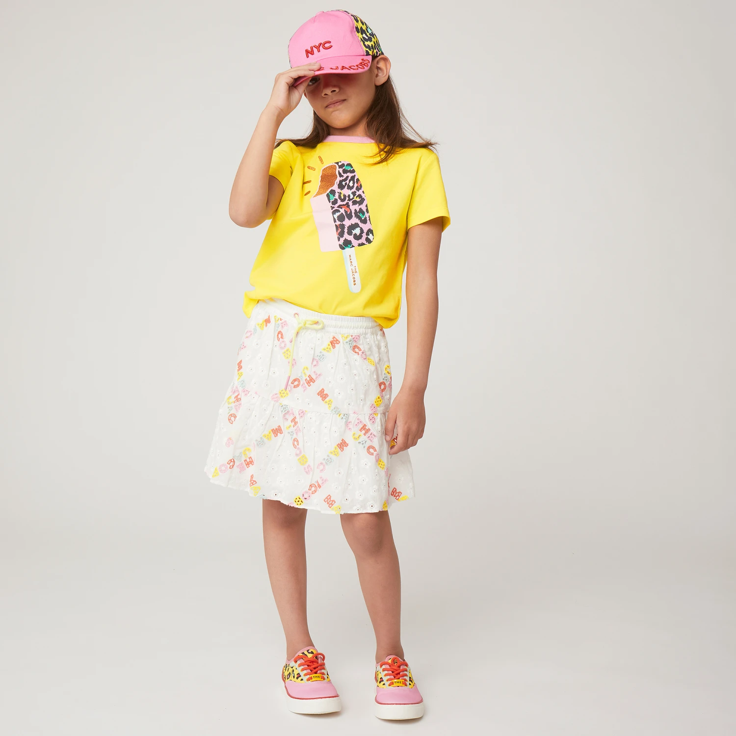 MARC JACOBS White Broderie Anglaise Skirt 2 MARC JACOBS White Broderie Anglaise Skirt - Image 2