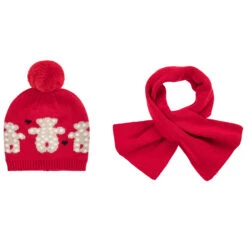 Mayoral Baby Girls Cotton Knit Hat Set
