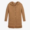 Mayoral Beige Knitted Long Cardigan